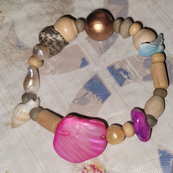 COPY- Handmade necklace and bracelet set - Picture 5 of 16